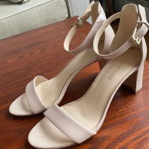 Nude nine (9) west heels